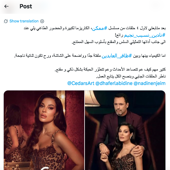 مسلسل نادين نجيم الجديد - مسلسل ممكن