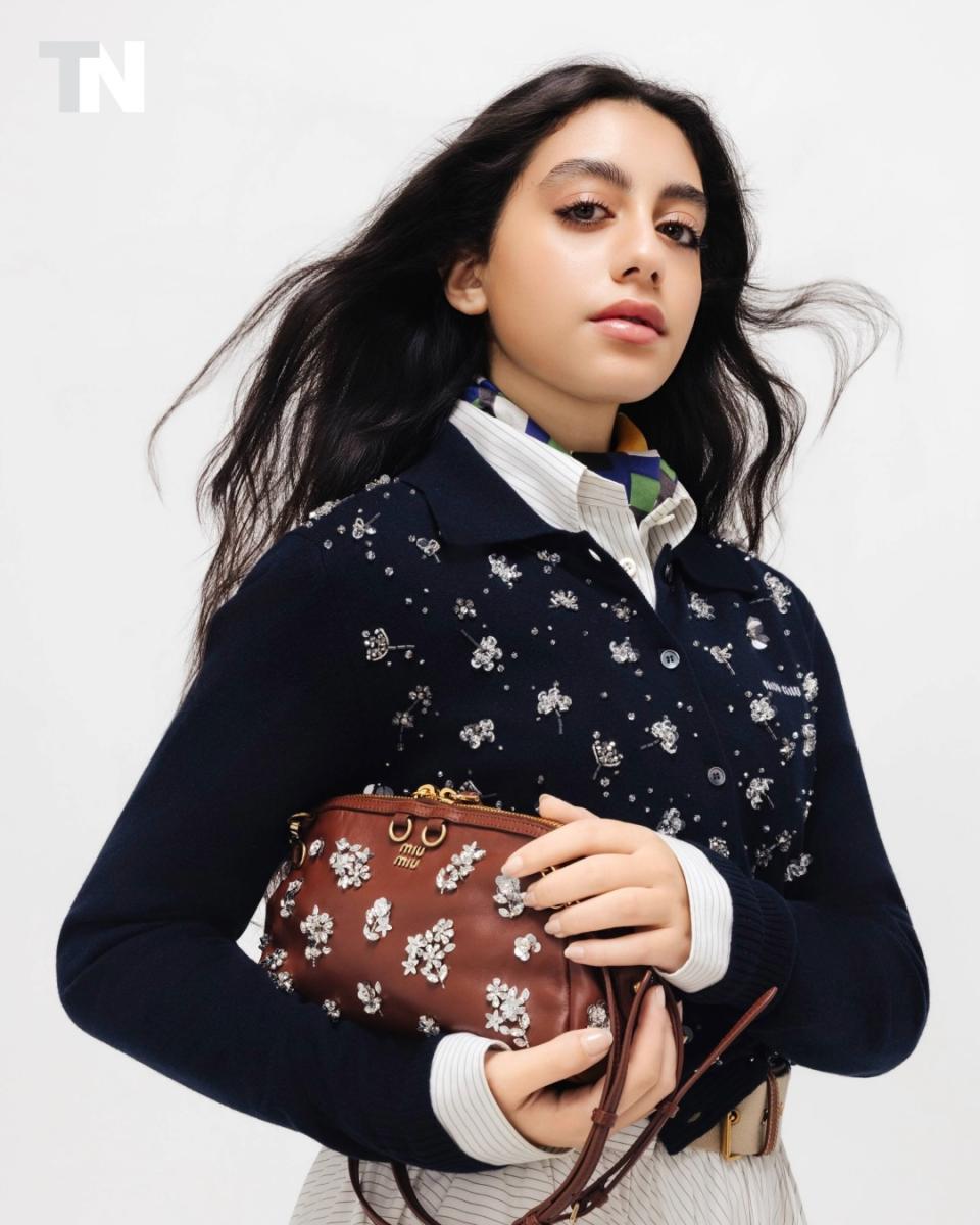 اطلالة ياسمينا العبد بتوقيع ميو ميو