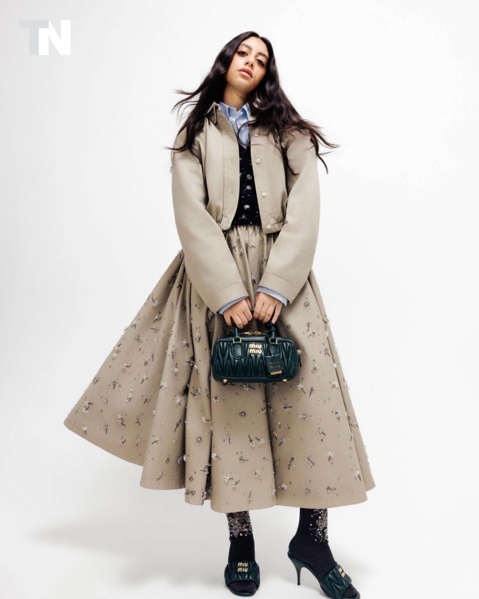 اطلالة ياسمينا العبد بتوقيع ميو ميو