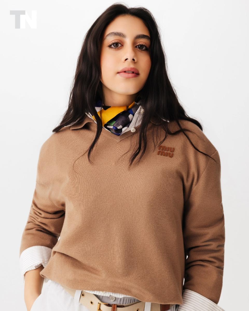 اطلالة ياسمينا العبد بتوقيع ميو ميو