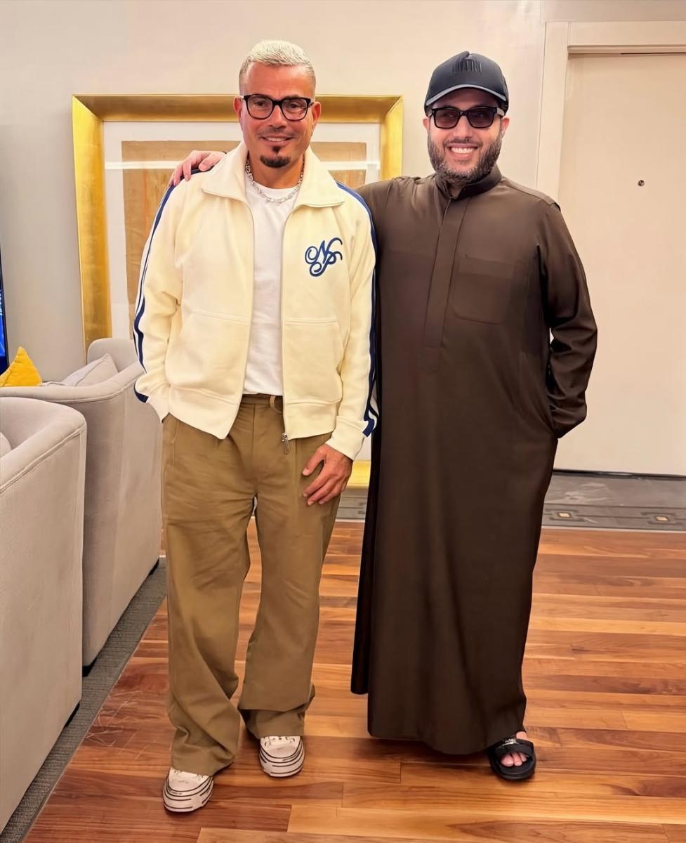 عمرو دياب يختار علامة Nude Project