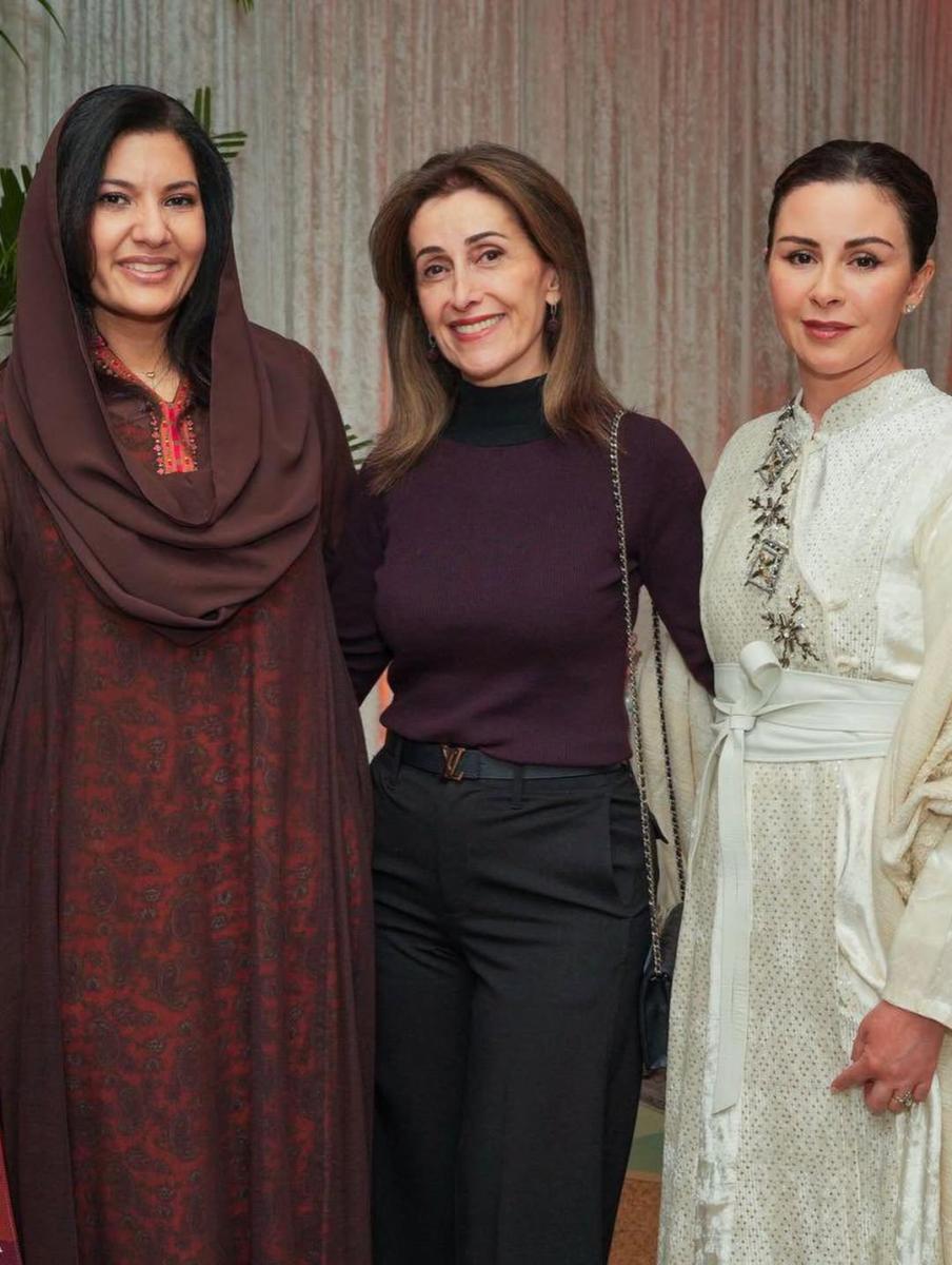 الأميرة ريما بنت بندر آل سعود بأناقة شرقية بلمسة ترابية