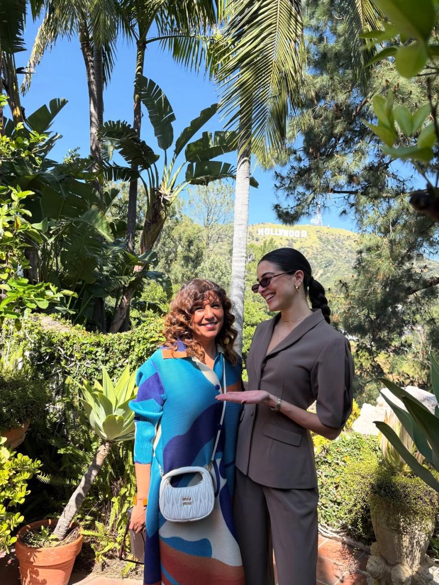 سجى كيلاني بطقم بلون محايد: رقي هادئ بأسلوب&nbsp;Structured