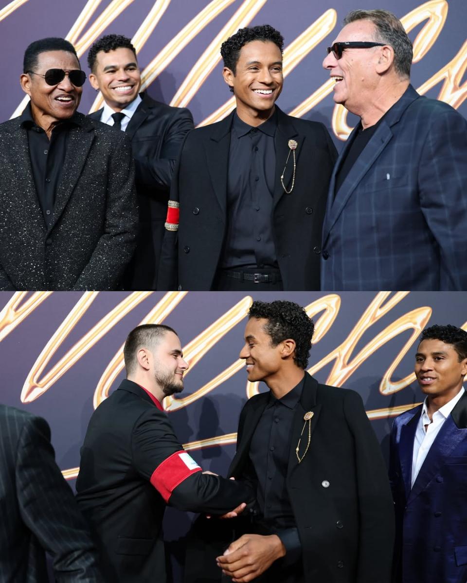 مايكل جاكسون Michael Jackson - فيلم Michael 2025 - Bigi Jackson - Prince Jackson - Jaafar Jackson - Lionsgate - السجادة الحمراء - العرض الأول فيلم مايكل - سيرة مايكل جاكسون - Jackson 5 - كولمان دومينغو Colman Domingo - نيا لونغ Nia Long - جو جاكسون Joe Jackson - كاثرين جاكسون Katherine Jackson - أخبار هوليوود - أفلام السيرة الذاتية