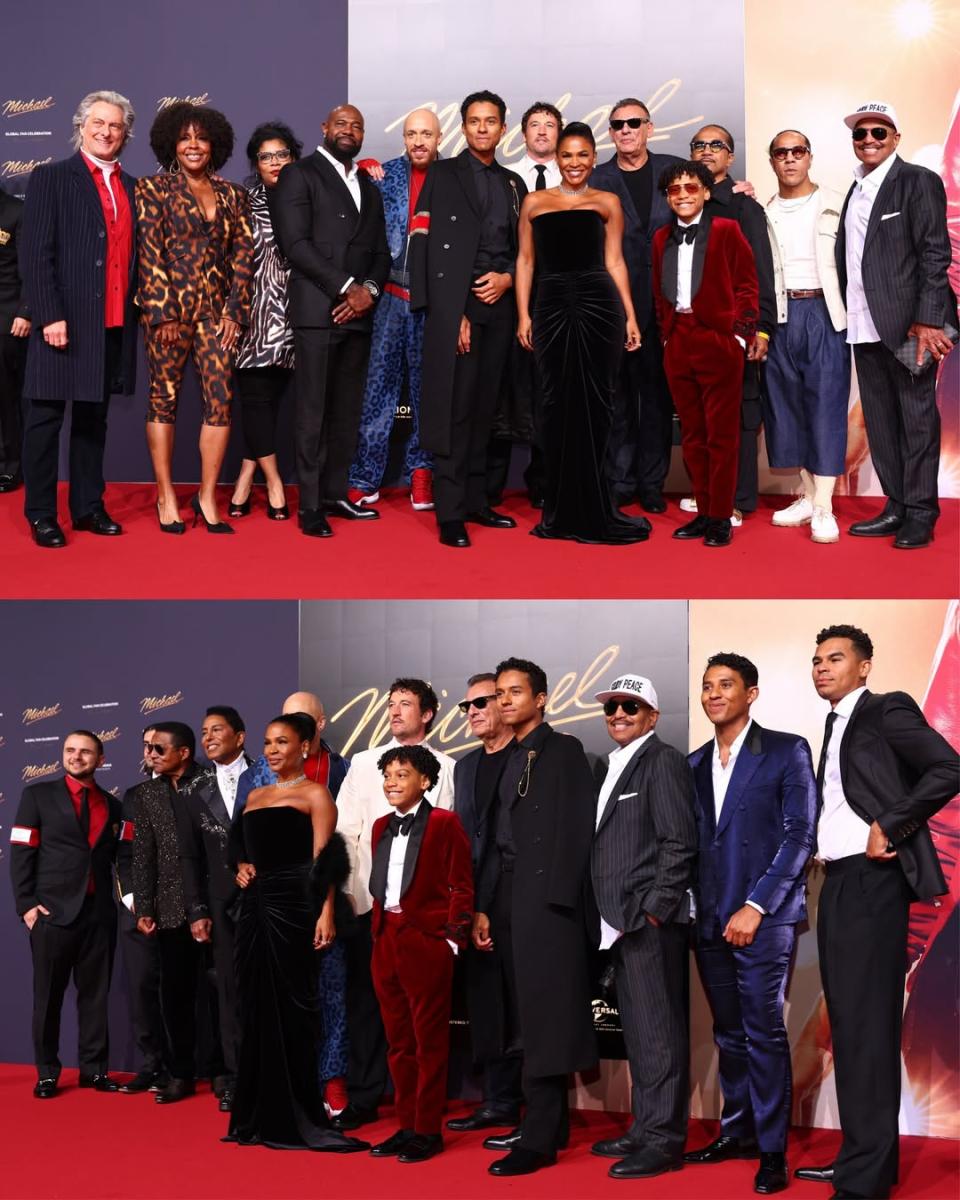 مايكل جاكسون Michael Jackson - فيلم Michael 2025 - Bigi Jackson - Prince Jackson - Jaafar Jackson - Lionsgate - السجادة الحمراء - العرض الأول فيلم مايكل - سيرة مايكل جاكسون - Jackson 5 - كولمان دومينغو Colman Domingo - نيا لونغ Nia Long - جو جاكسون Joe Jackson - كاثرين جاكسون Katherine Jackson - أخبار هوليوود - أفلام السيرة الذاتية