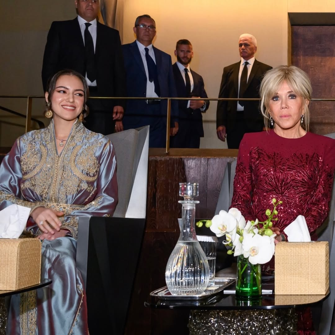 الأميرة للا خديجة وبريجيت ماكرون