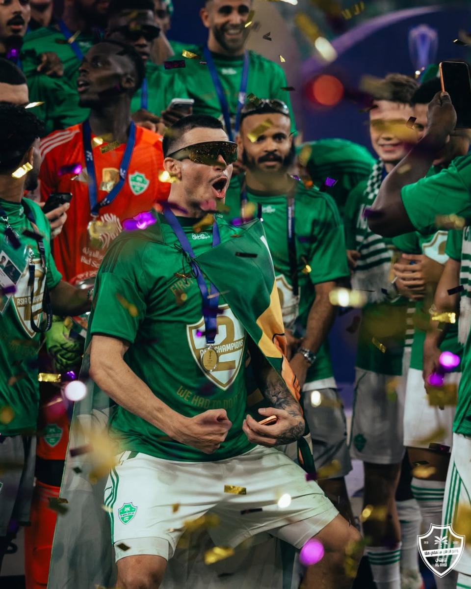 الأهلي السعودي - دوري أبطال آسيا للنخبة - فراس البريكان - نهائي آسيا - فوز الأهلي - الكرة السعودية - ماشيدا زيلفيا - تتويج الأهلي آسيا