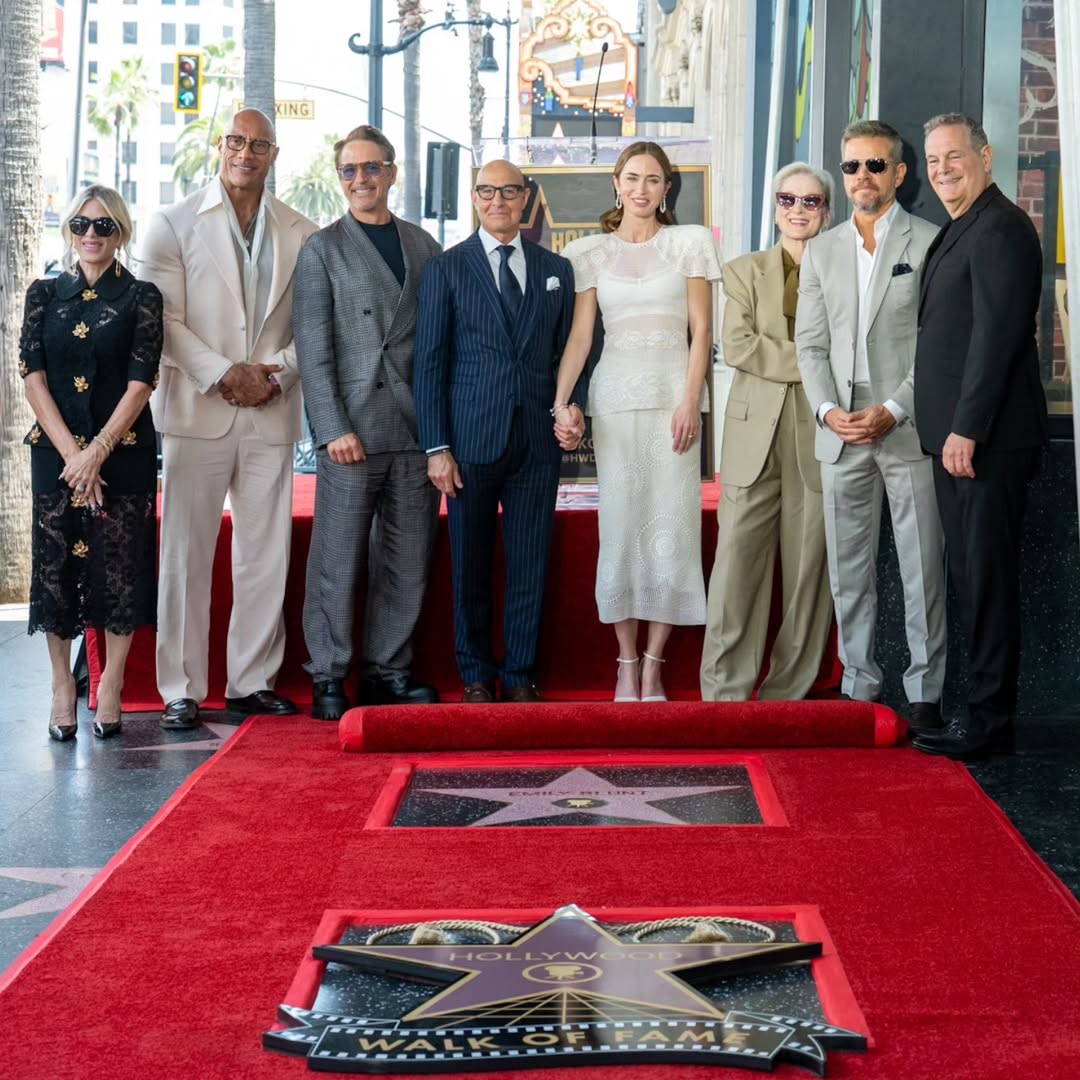 إميلي بلانت - Emily Blunt - Hollywood Walk of Fame - ممشى المشاهير في هوليوود - The Devil Wears Prada 2 - ستانلي توتشي Stanley Tucci - روبرت داوني جونيور Robert Downey Jr - ميريل ستريب Meryl Streep - دواين جونسون Dwayne Johnson - مات ديمون Matt Damon - فيلم The Devil Wears Prada 2 قصة - موعد عرض The Devil Wears Prada 2 - نجوم هوليوود 2026 - أخبار هوليوود - أفلام 2026 - Hollywood Boulevard - 20th Century Studios