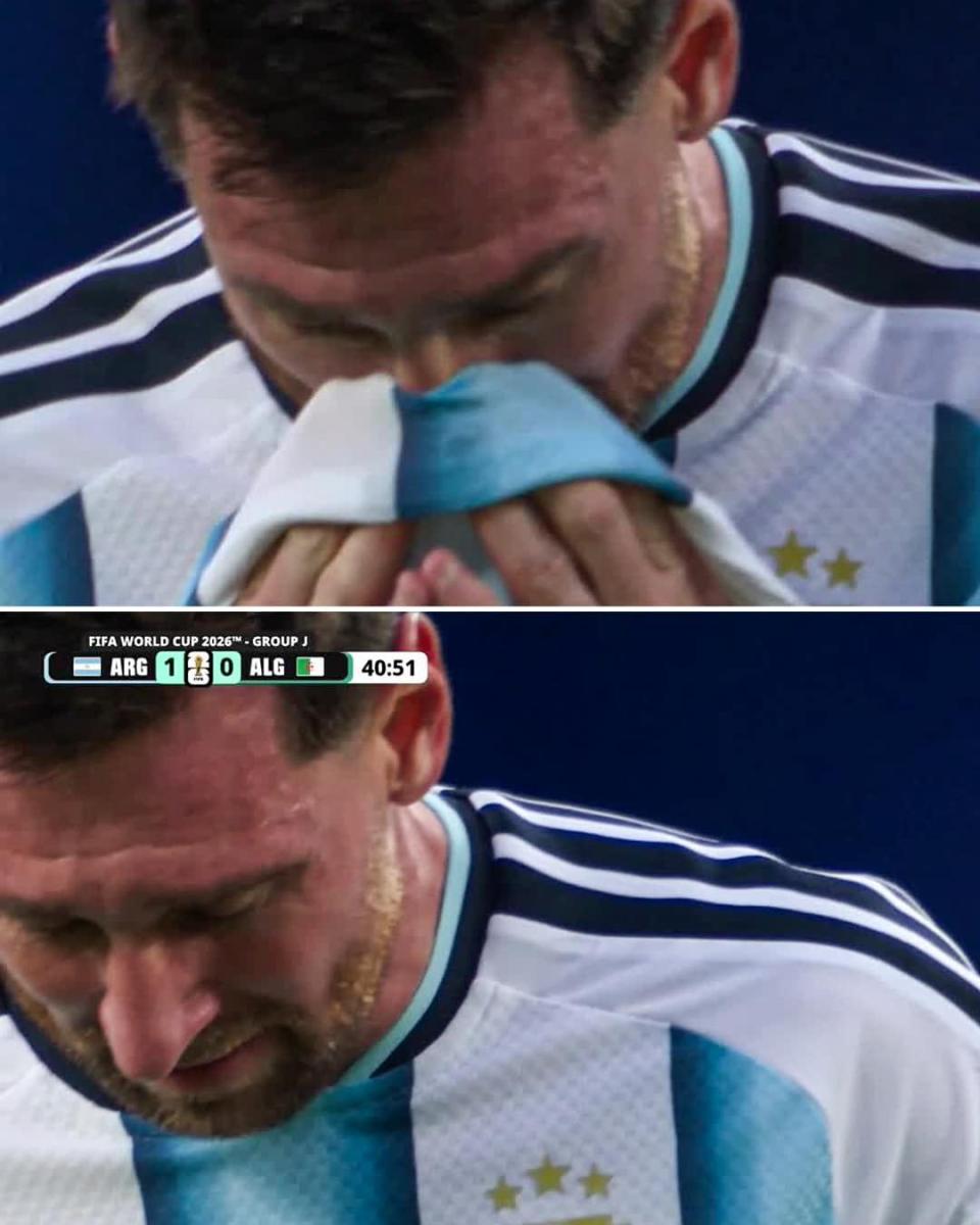 ليونيل ميسي - Lionel Messi - كأس العالم 2026 - FIFA World Cup 2026 - دموع ميسي - هاتريك ميسي - الأرجنتين ضد الجزائر - Argentina vs Algeria - ميسي مونديال 2026 - رودريغو دي بول Rodrigo De Paul - إنتر ميامي Inter Miami - ليونيل سكالوني Lionel Scaloni - ميروسلاف كلوزه Miroslav Klose - أنتونيلا روكوزو Antonela Roccuzzo - أهداف ميسي في كأس العالم - رقم ميسي التاريخي - منتخب الأرجنتين - Kansas City Stadium - Messi hat trick World Cup 2026 - Lionel Messi emotional reaction - Argentina World Cup 2026 opening match