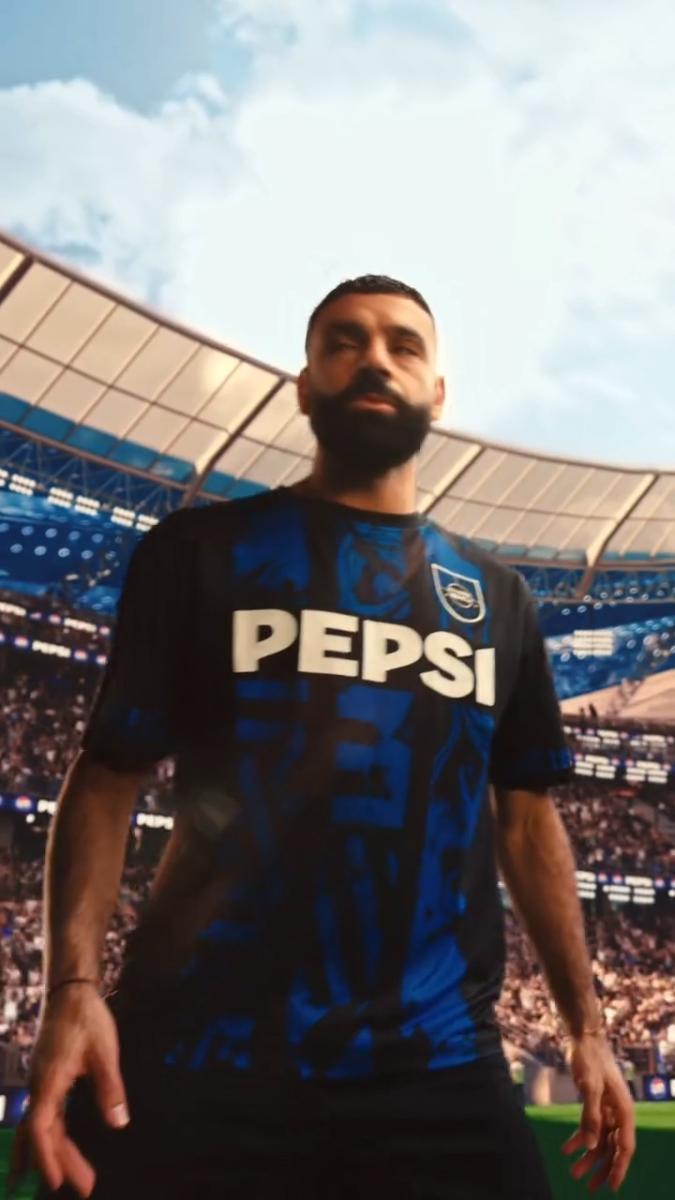 محمد صلاح في حملة بيبسي العالمية