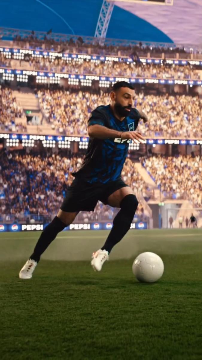 محمد صلاح في حملة بيبسي العالمية