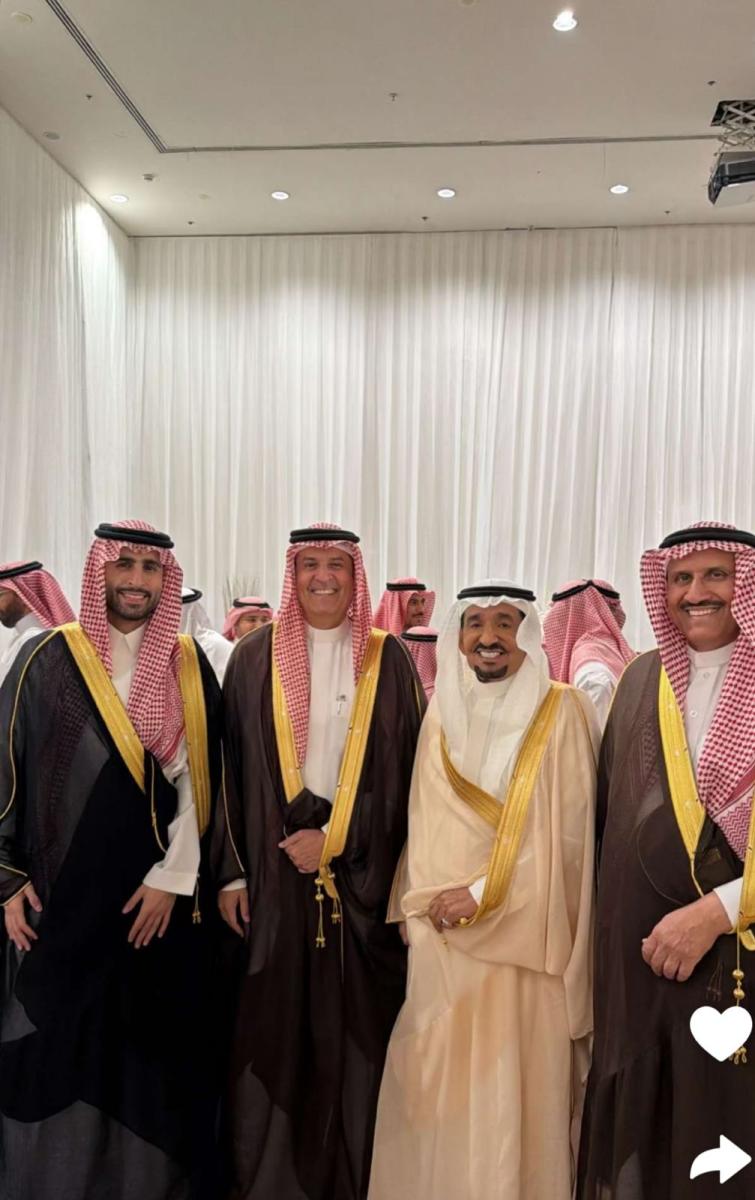 صورة من حفل زواج نواف عبدالله السدحان
