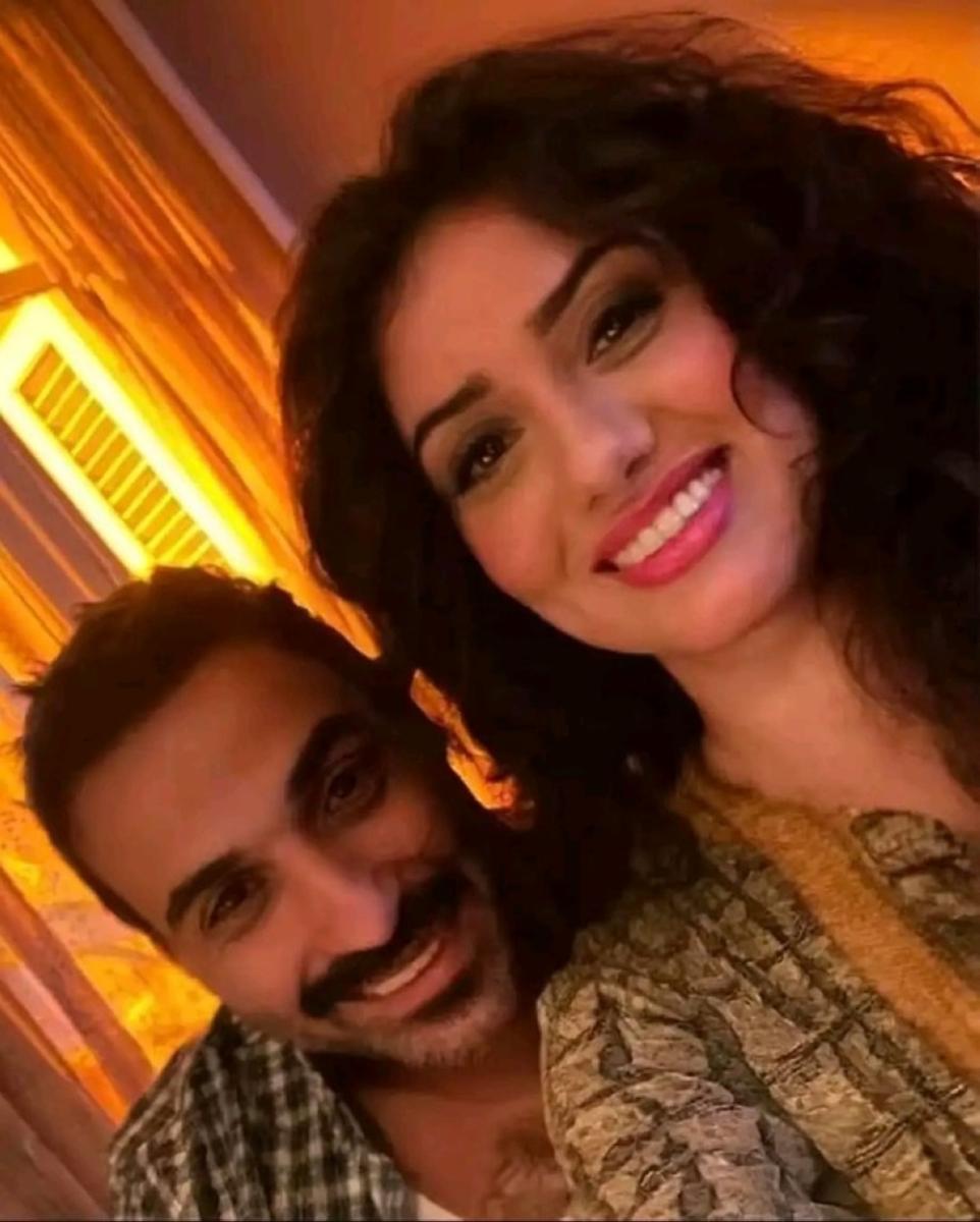 جيهان الشماشرجي وأحمد فهمي 