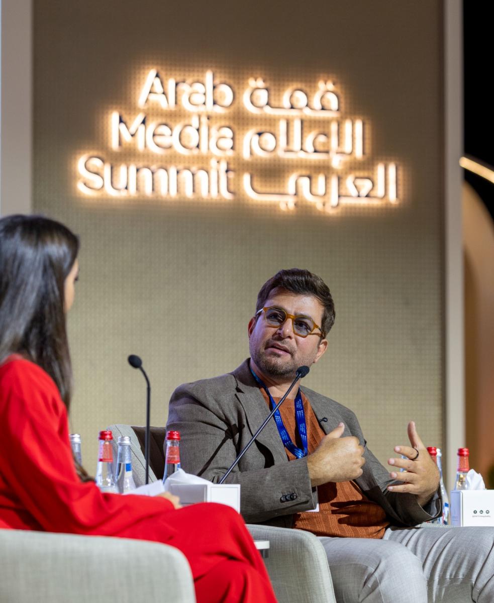 أيمن الزيود، أيمن الزيود كاريزما، مجموعة كاريزما، كاريزما، رومان شيمانسكي، يانغو بلاي، يانغو بلاي الإنتاجات الأصلية، الذكاء الاصطناعي في الإعلام، الذكاء الاصطناعي في الإنتاج، إنتاج المسلسلات العربية، الإنتاجات الأصلية العربية، حبتين، محمد سامي، هند صبري، ياسمينة للذكاء الاصطناعي، قمة الإعلام العربي، صناعة المحتوى العربي، منصات البث، المسلسلات السعودية، المسلسلات المصرية