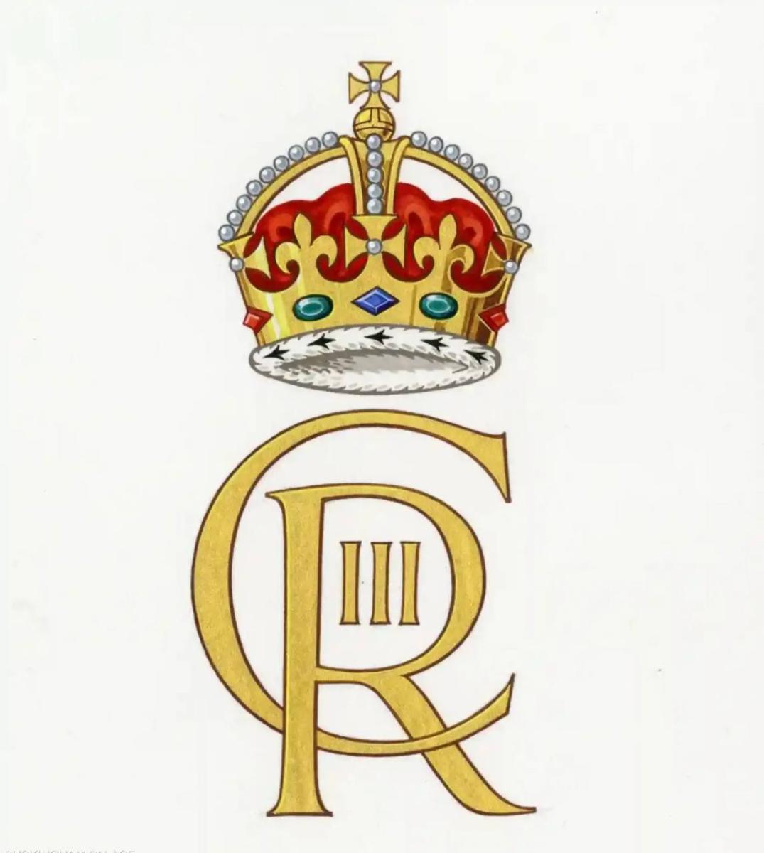 الشعار الملكي الجديد للملك تشارلز الثالث