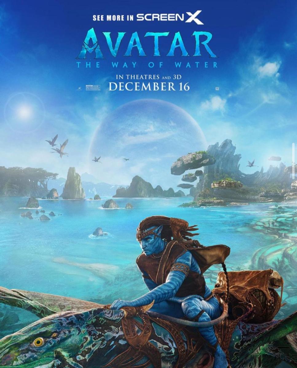 فيلم Avatar : The way of water - صورة من إنستغرام