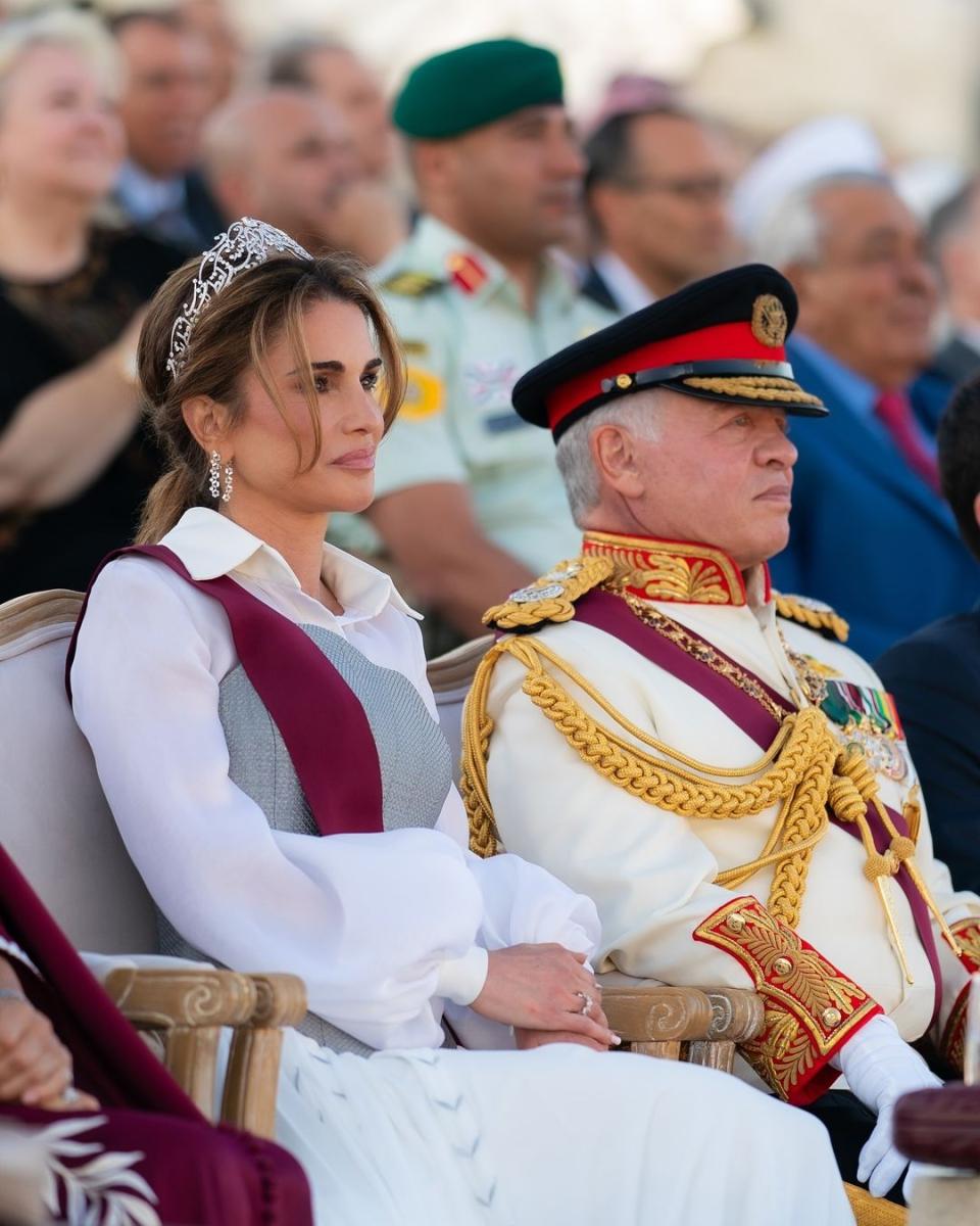 الملكة رانيا والملك عبداللله