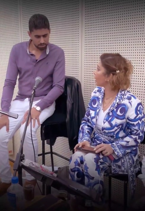 حلمي بكر يمنع النقاش من الغناء مع أصالة - صورة من السوشيال ميديا
