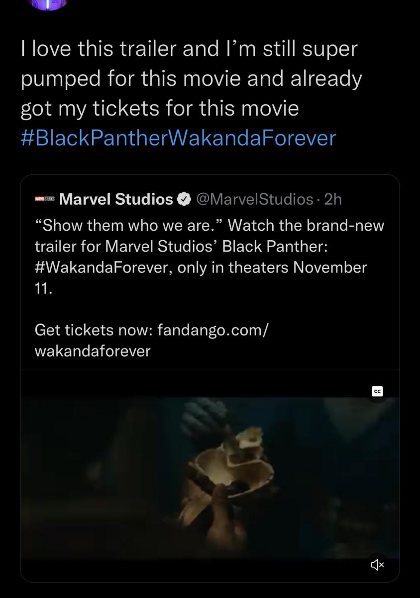تعليقات الجمهور على تريلر Wakanda Forever 