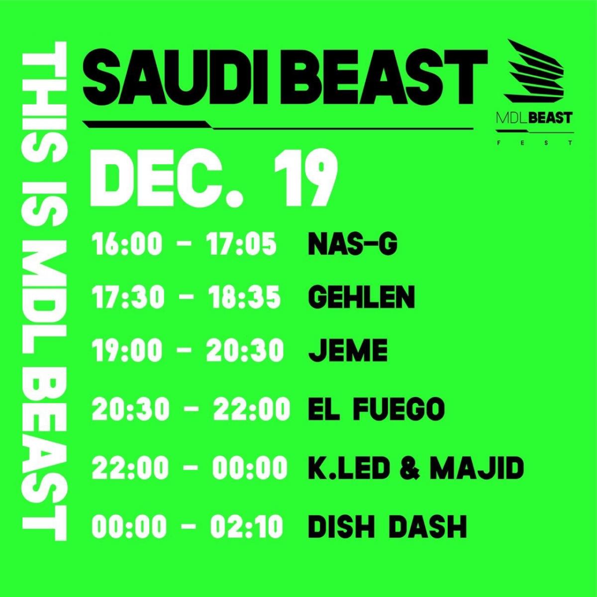 MDL beast schedule 