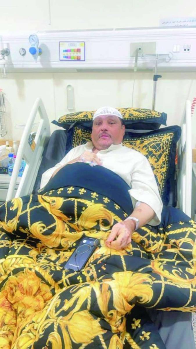 خالد العقروقة "ولد الديرة" في المستشفى