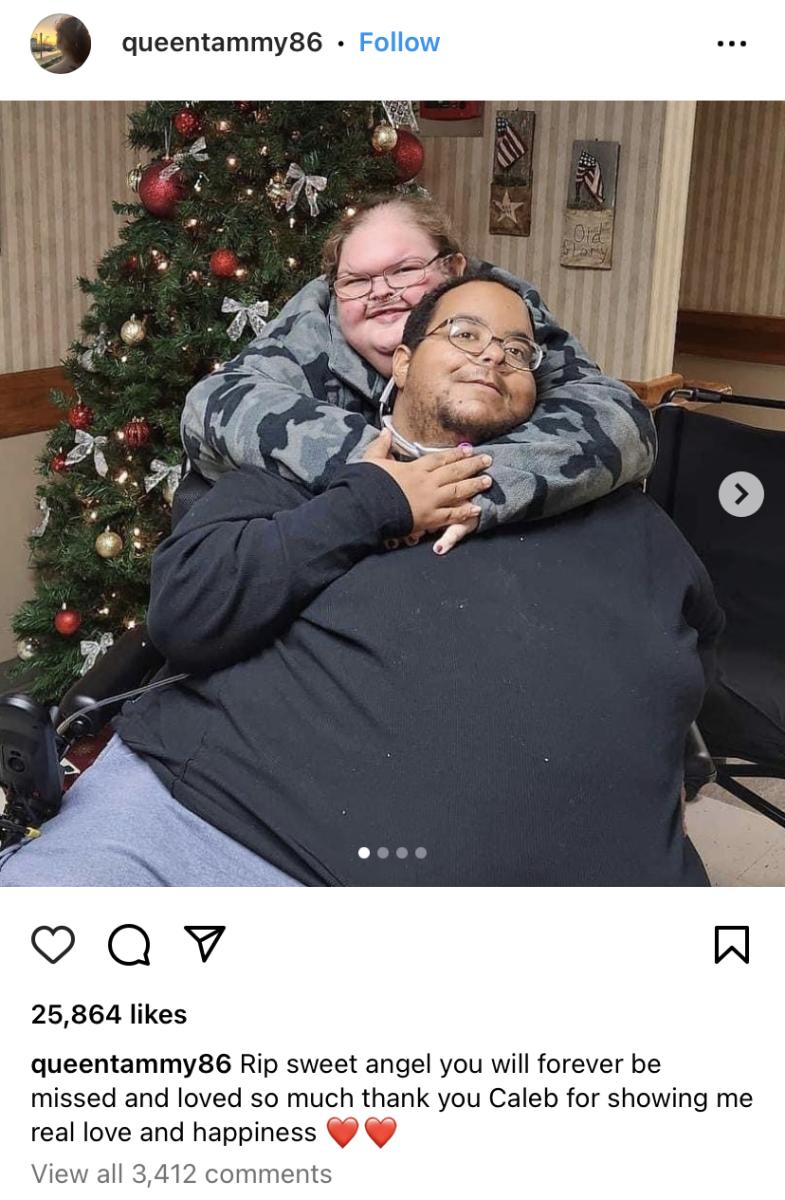 تامي سلاتون  Caleb Willingham, Husband of '1000-Lb. Sisters' Star Tammy Slaton