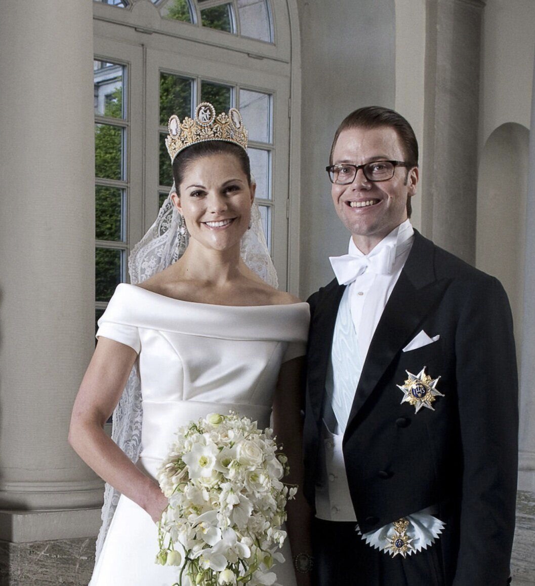 الأميرة فيكتوريا وريثة عرش السويد وزوجها الأمير دانيال