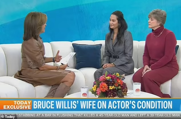 زوجة بروس ويليس في لقاء تلفزيوني 