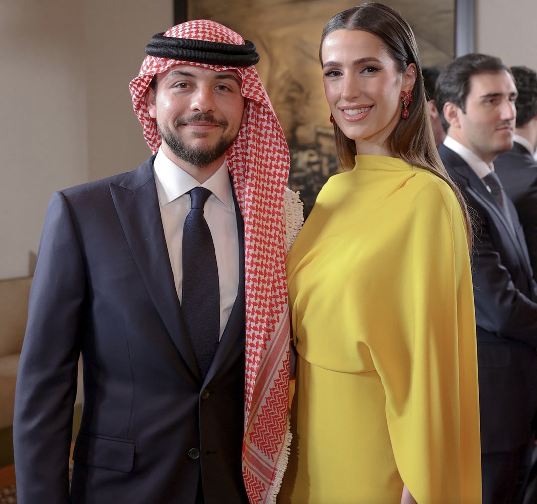 الأمير الحسين بن عبدالله والآنسة رجوة آل سيف 