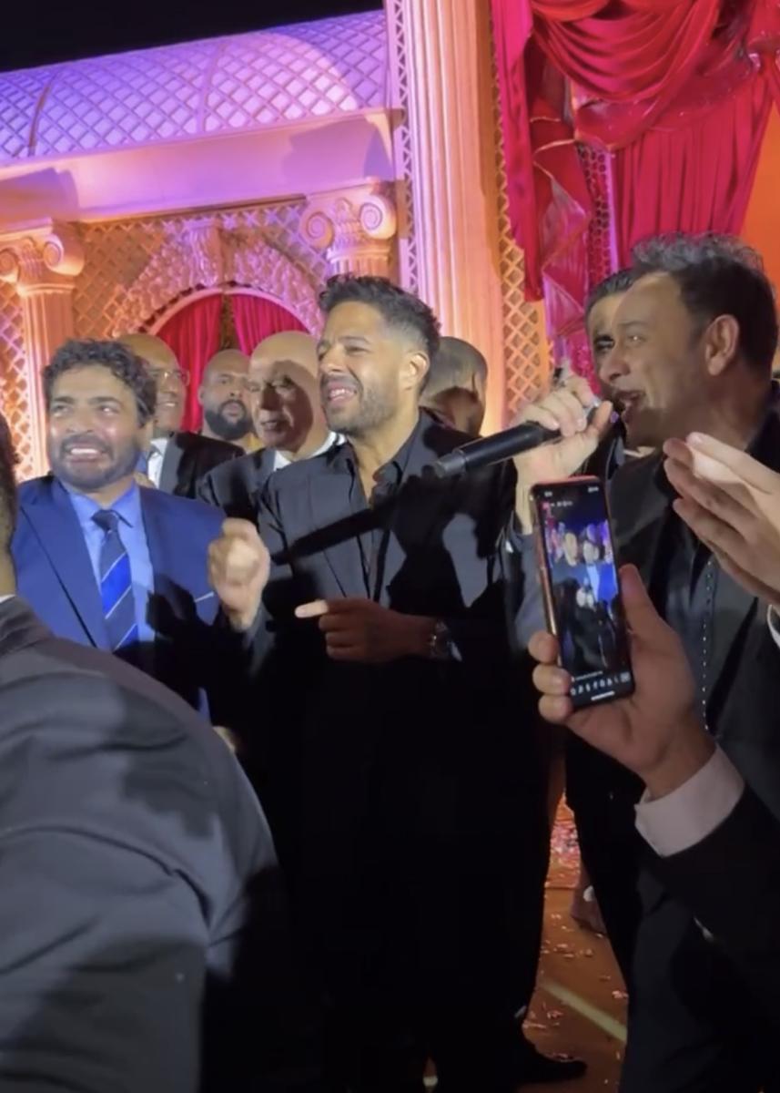 مصطفى قمر في حفل زفاف نجل محمد فؤاد