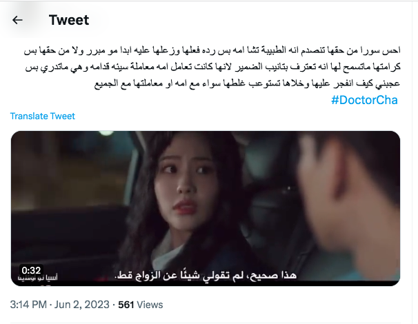 مسلسل الطبيبة تشا Doctor Cha - ردود الأفعال