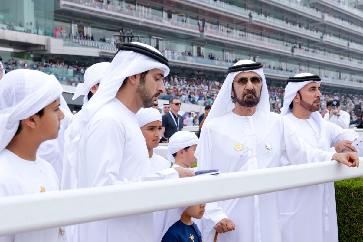 محمد بن راشد يشهد أمسية "كأس دبي العالمي"