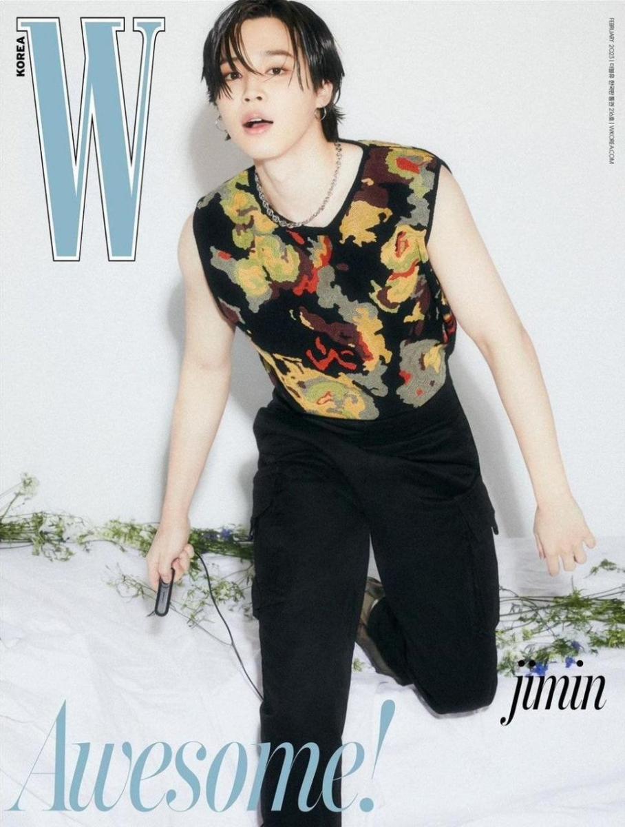 جيمين على غلاف مجلة W Korea