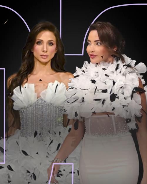 داليدا خليل ولجين عضاضة عارضات أزياء في دبي