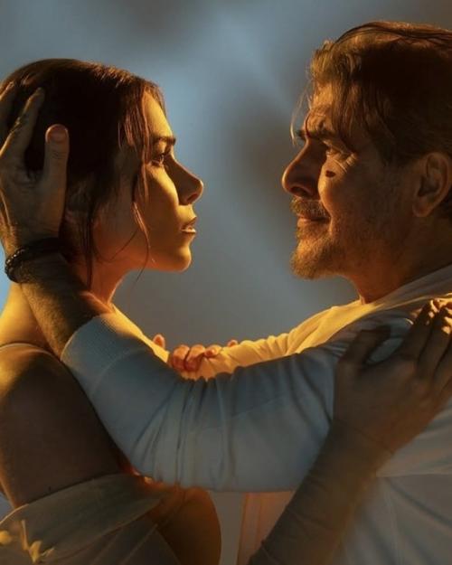 عابد فهد و دانييلا رحمة - بوستر مسلسل نفس