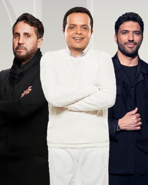 حسن الرداد و محمد هنيدي و هشام ماجد - صورة معدلة