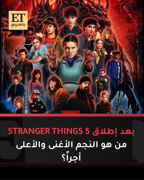 بعد إطلاق Stranger Things 5 ..من هو النجم الأغنى والأعلى أجراً ؟
