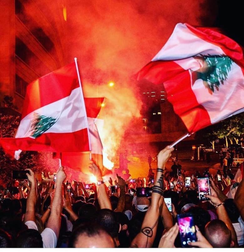 لبنان ليلة الامس 