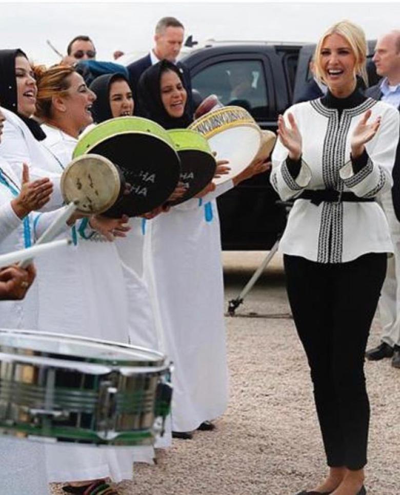 ايفانكا ترامب ترقص على الألحان المغربية الشعبية - إنستغرام @ivankatrump