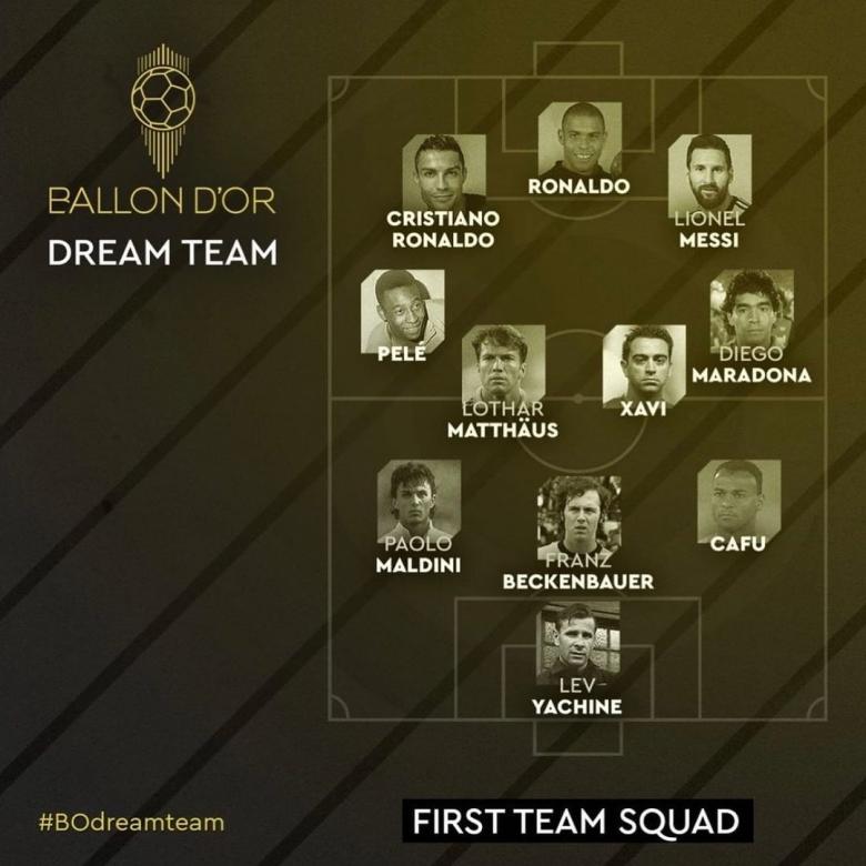فريق الأحلام يضم أفضل 11 لاعب كرة قدم على الإطلاق