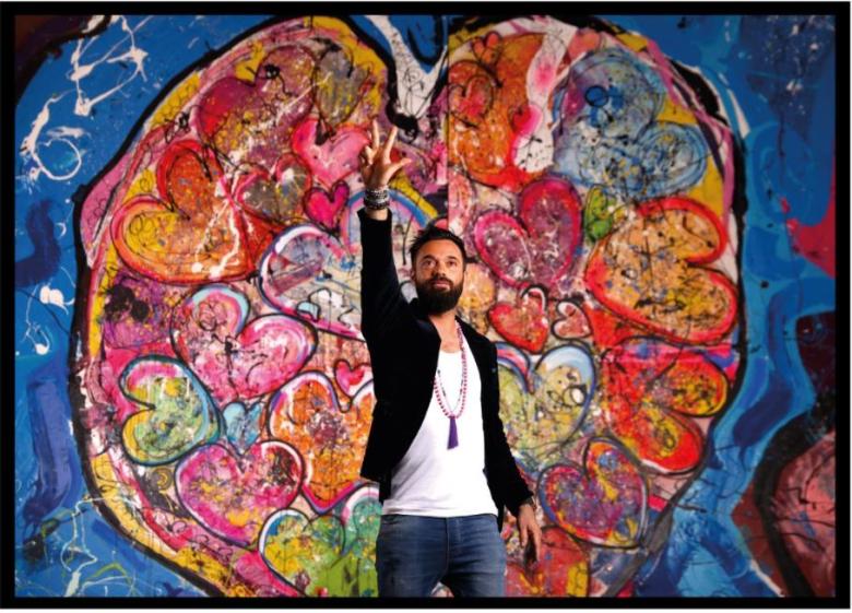 ساشا جفري يقدم عرضاً حياً في المزاد الفني الخيري دعماً  لحملة 100 مليون وجبة