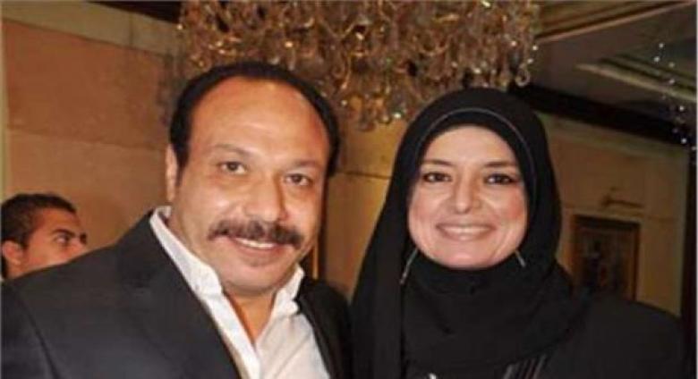 خالد صالح وزوجته