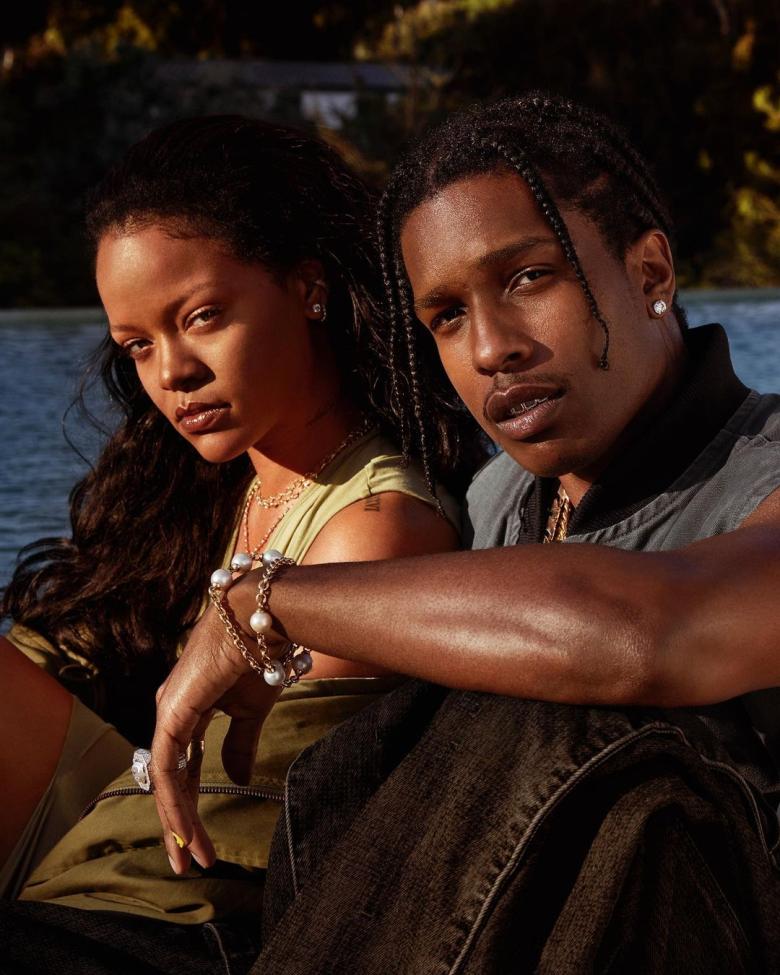 ASAP Rocky وريهانا - انستغرام @badgalriri