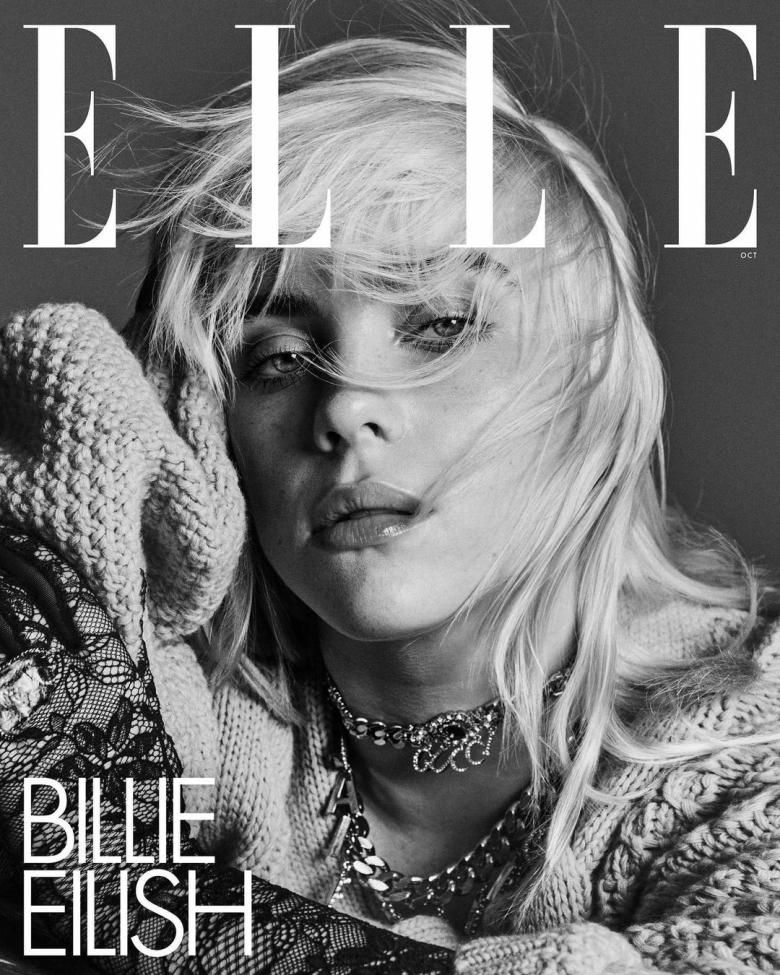 بيلي أيليش على غلاف مجلة Elle - انستغرام @elleusa