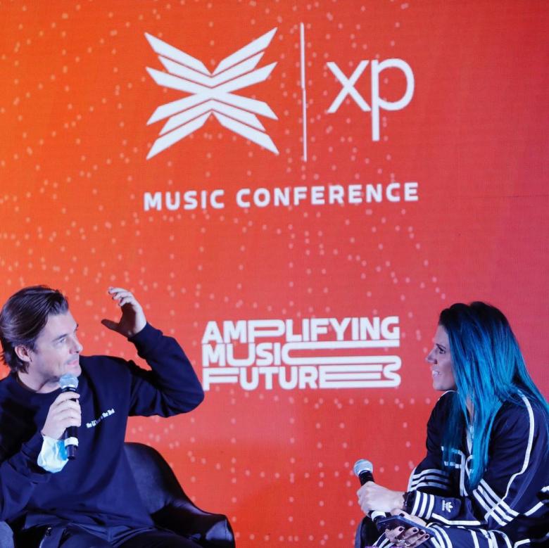 الدي جي اكسويل خلال مؤتمر اكس بي للموسيقى- انستغرام @xpmusicfutures