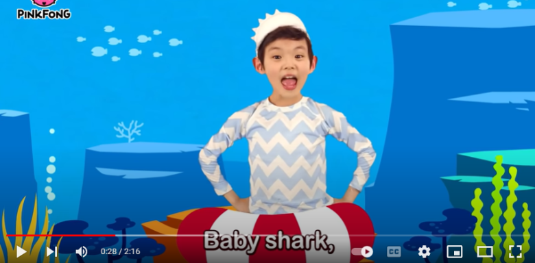 صورة من كليب أغنية Baby Shark