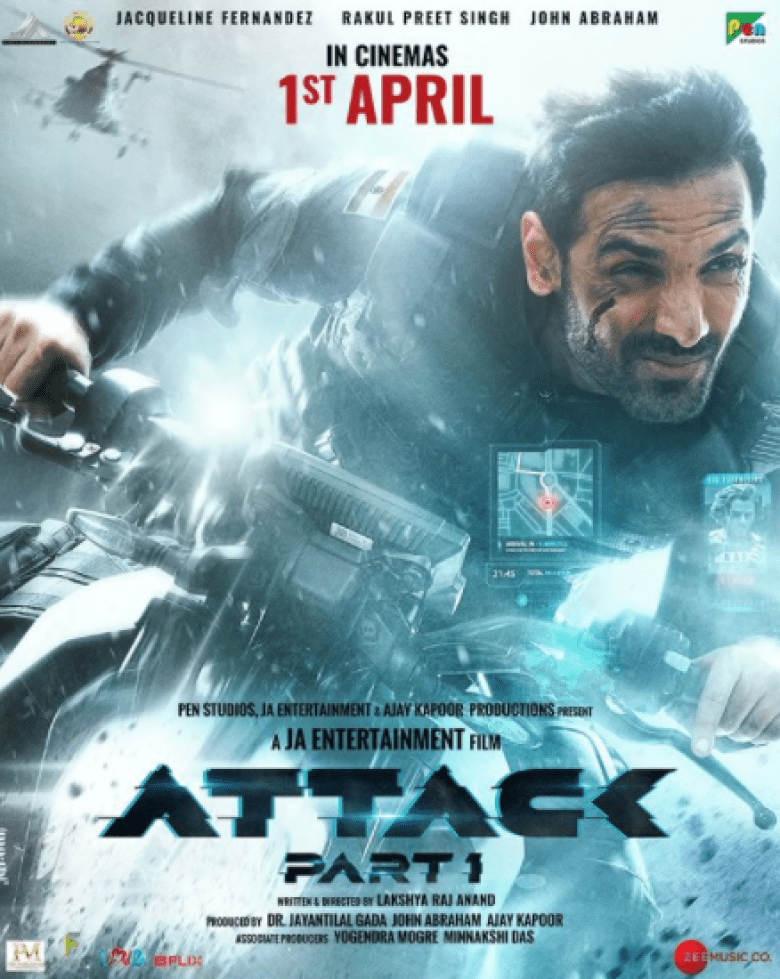 جون أبراهام في بوستر فيلم Attack - انستغرام @thejohnabraham