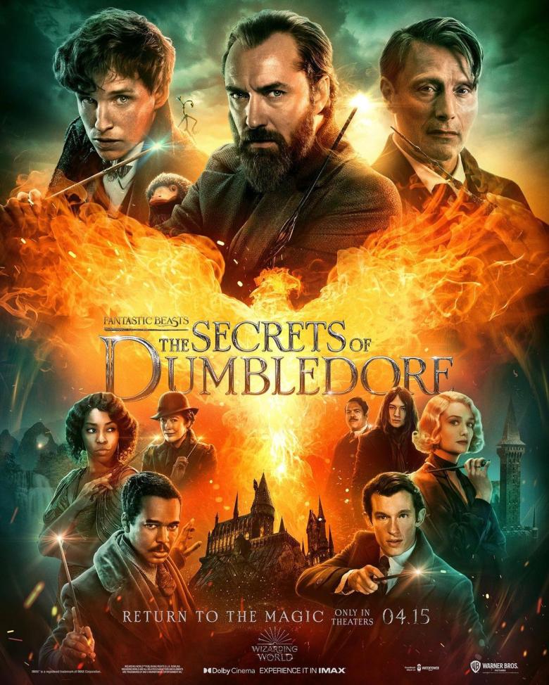 بوستر فيلم Fantastic Beasts: The Secrets of Dumbledore - انستغرام @fantasticbeastsmovie