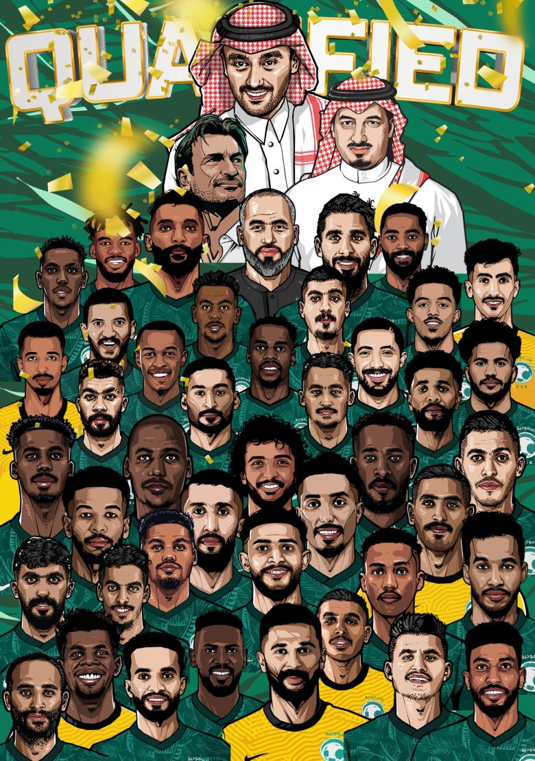 المنتخب السعودي - صورة من تويتر