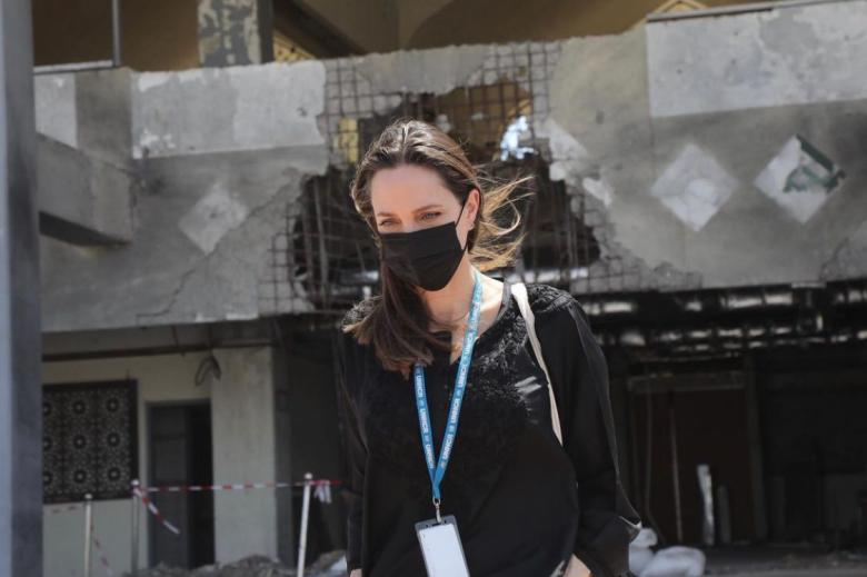 أنجلينا جولي في اليمن - صورة من إنستغرام 